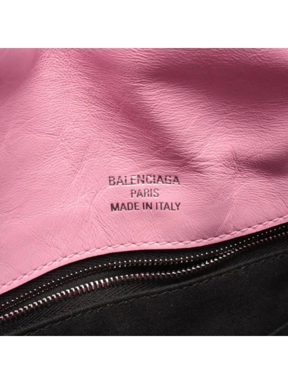 Balenciaga Shoulder Bag Monako Pink Leather - Picture 4 of 5
